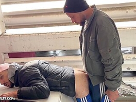 Arab Guy Takes Massive Dick In Parking Lot