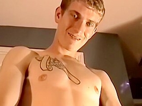 Inked Jerks Off And Jizzes Solo